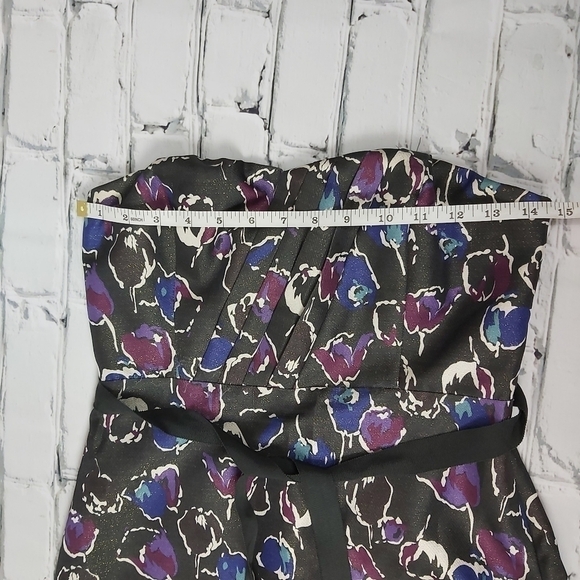 American Eagle Strapless Floral Dress. - Picture 9 of 13